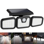 Led šviestuvas su saulės baterija, IP65 2400 mAh