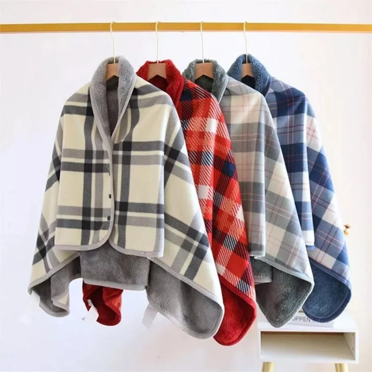 Užsegamas pledas, universalus