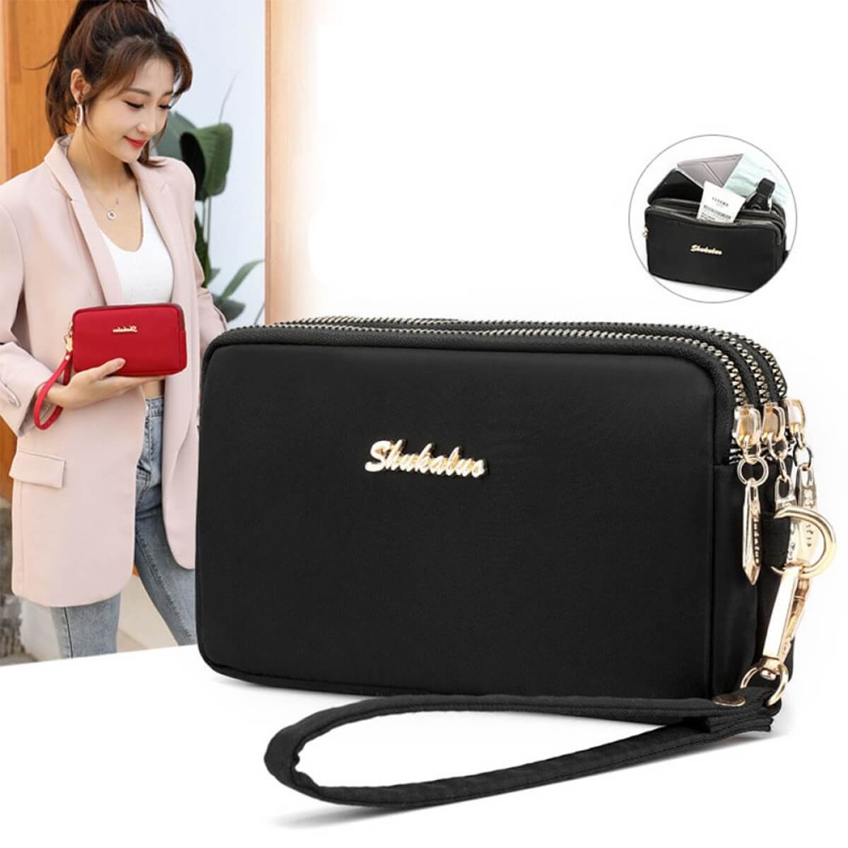 Kelioninė piniginė, 19x10x4cm