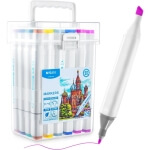 Dvipusiai markeriai, 24vnt.