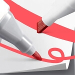 Dvipusiai markeriai, 24vnt.