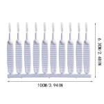 Mini šepetėliai, 10vnt.