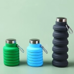 Silikoninė gertuvė 550ml. , Pilka