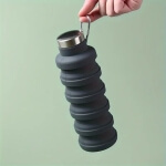 Silikoninė gertuvė 550ml. , Pilka