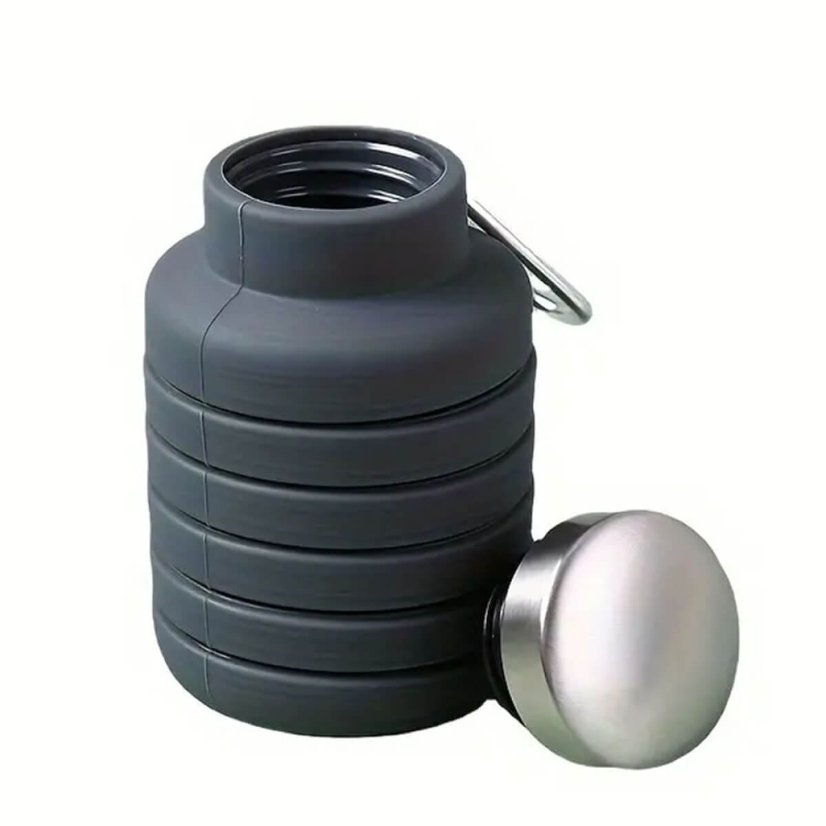 Silikoninė gertuvė 550ml. , Pilka