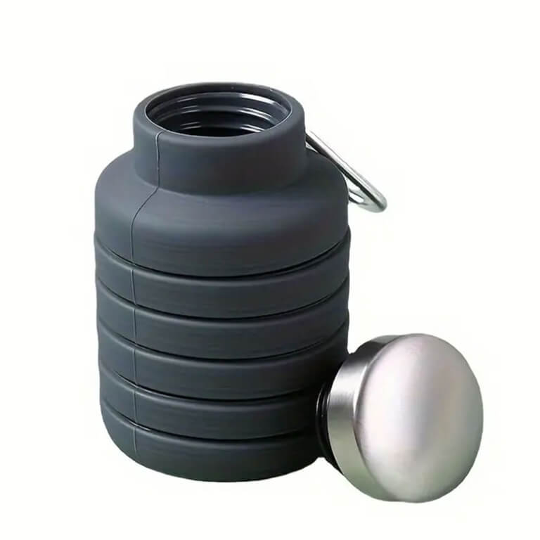 Silikoninė gertuvė 550ml. , Pilka