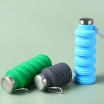 Silikoninė gertuvė 550ml. , Pilka