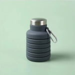 Silikoninė gertuvė 550ml. , Pilka