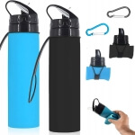 Silikoninė gertuvė 600ml., Juoda