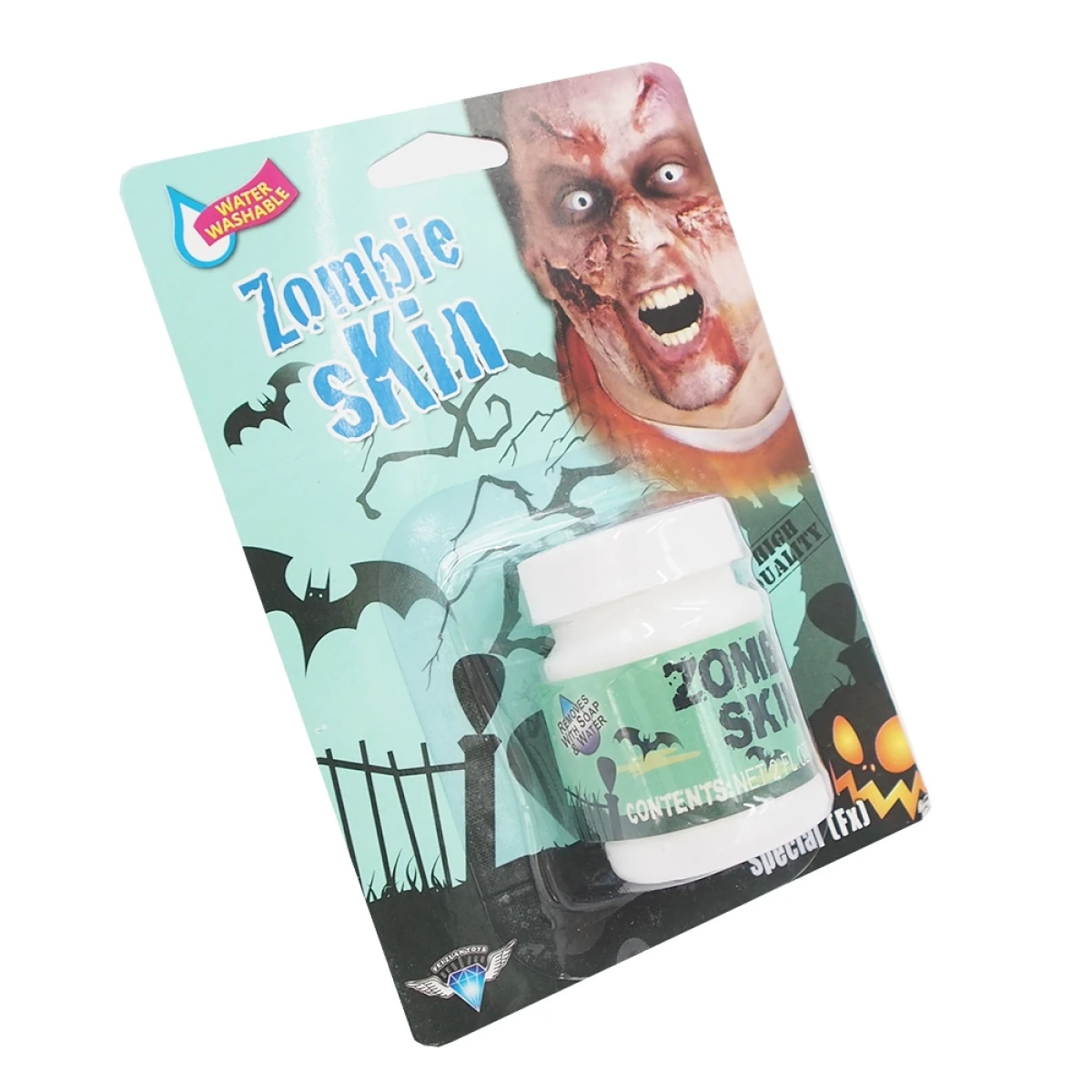 Veido dažai makiažas, Zombis