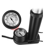 Dviračio pompa su manometru