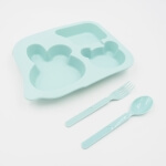 Vaikiška lėkštė su skyreliais, 26x22cm