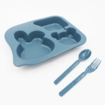 Vaikiška lėkštė su skyreliais, 26x22cm