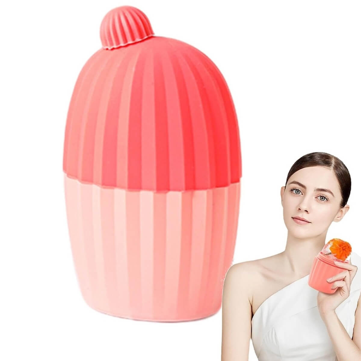 Šaldantis veido masažuoklis