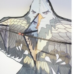 Paukščių baidyklė aitvaras vanagas, 180cm