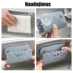 Laikiklis virtuvės kempinei, pilka