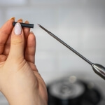 Plieninis maisto termometras, -40 C iki +300 C