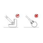 Šluota su nugręžimo funkcija