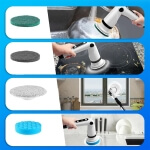 Daugiafunkcinis valymo šepetys, 9in1