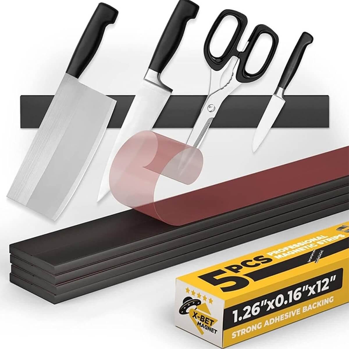 Lipni magnetinė juostelė, 1m.