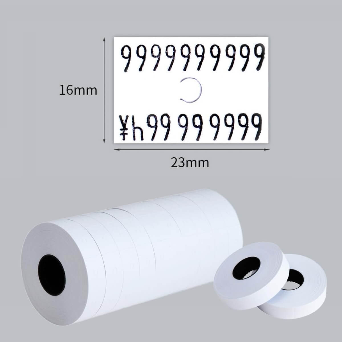 Dviejų eilių lipdukai markiratoriui