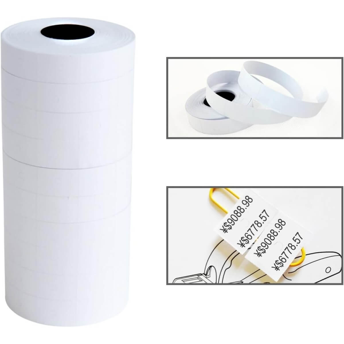 Dviejų eilių lipdukai markiratoriui