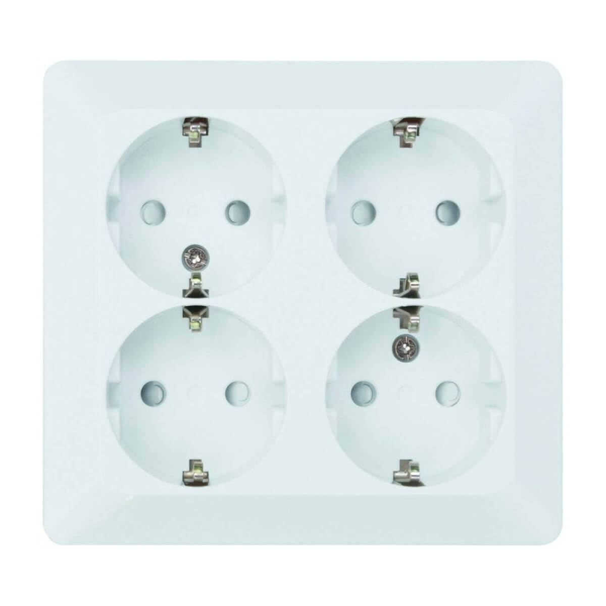 Rozetė 4-vietė 25A su įžeminimu