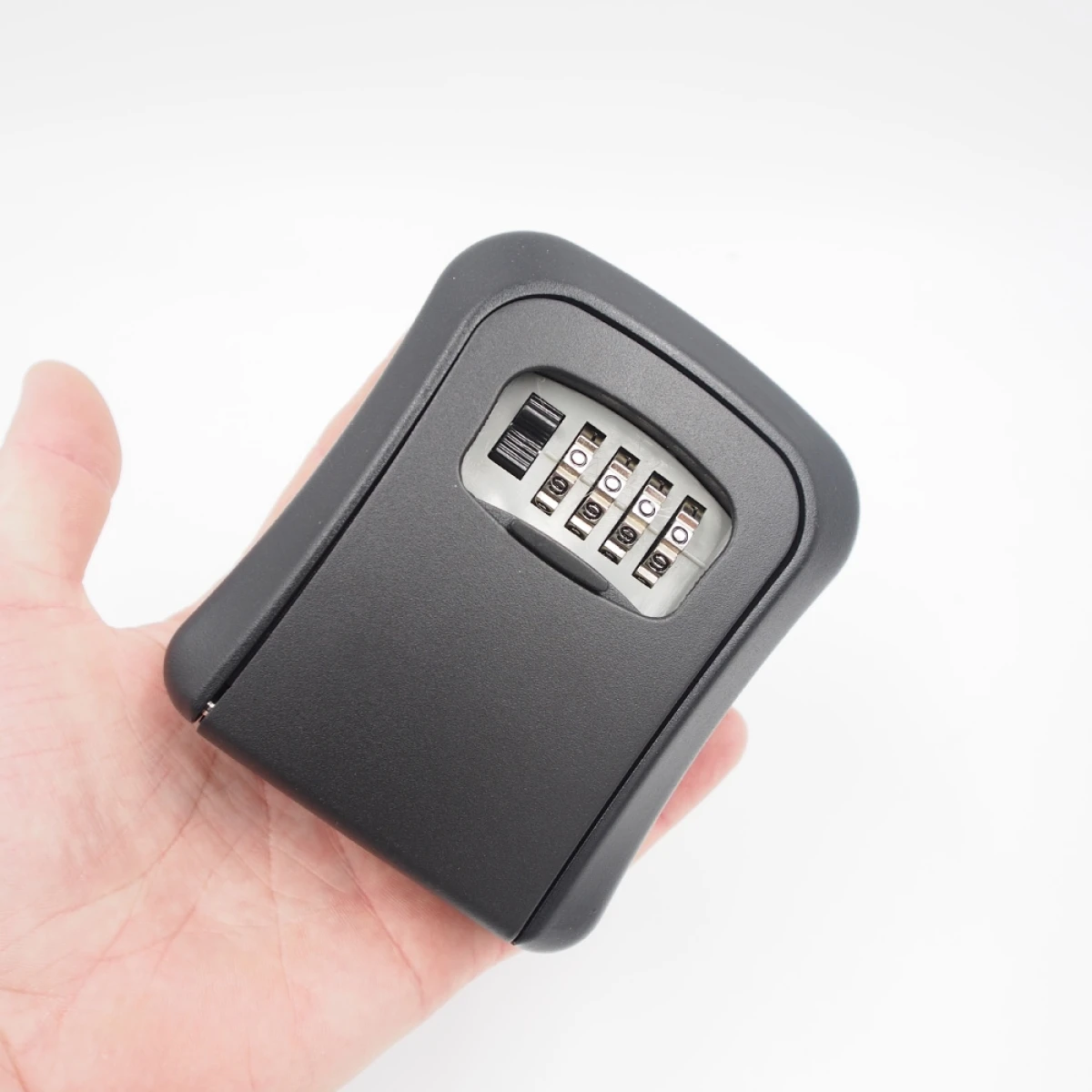 Kodinė spyna seifas raktams, juoda