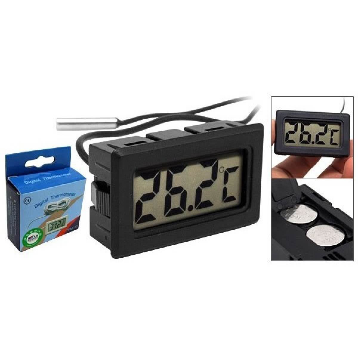 Termometras su laidu