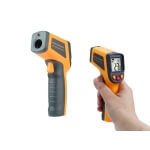 Lazerinis bekontaktis termometras, nuo -50 iki 400C