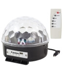 Led disco kamuolys, 18x18x15cm