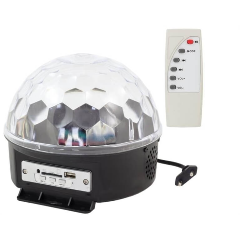 Led disco kamuolys, 18x18x15cm