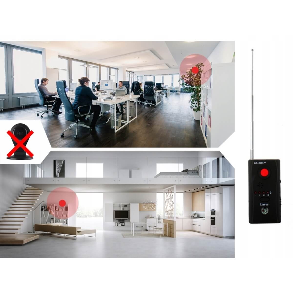 Blakių detektorius, 0.5-10m