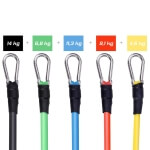 Pasipriešinimo gumų rinkinys, 5 gumos