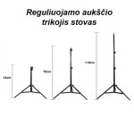 Žiedo formos lempa fotografavimui makiažui, 24W