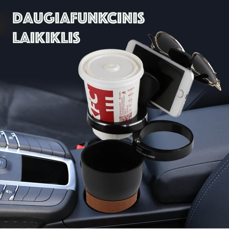 Daugiafunkcinis laikiklis automobiliui