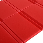 Sulankstomas turistinis kilimėlis, raudonas