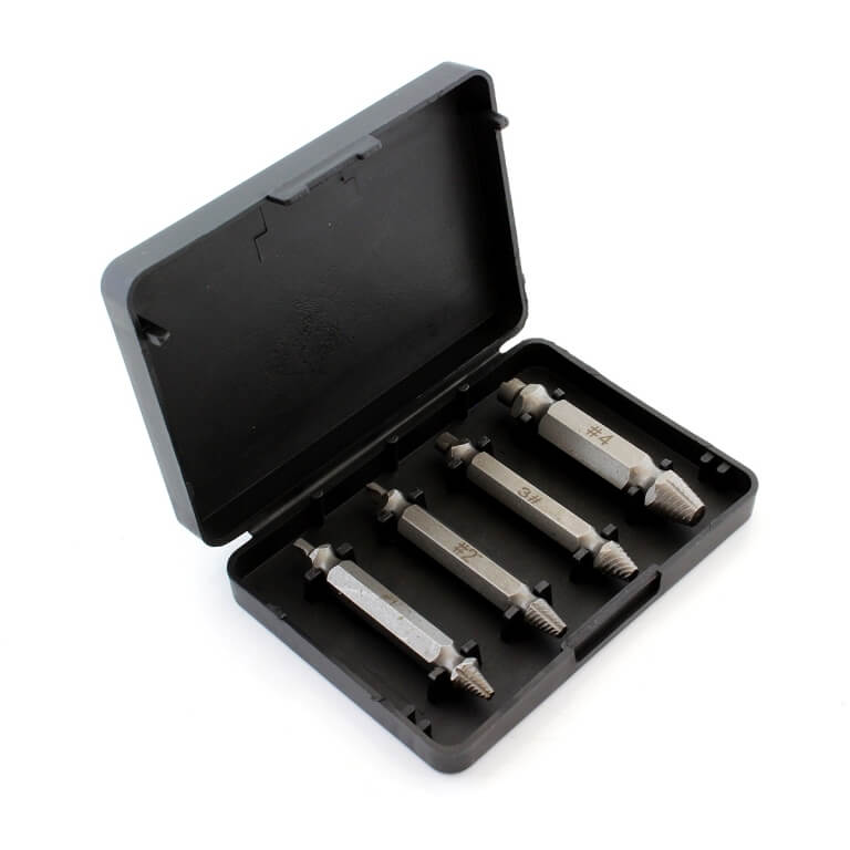 Nulūžusių varžtų išsuktuvai, 4 Vnt.