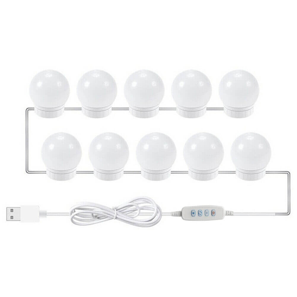 Veidrodžio lemputės, 10led Veidrodžio lemputės, 10led