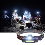 Įkraunamas prožektorius ant galvos, 800lm 8w