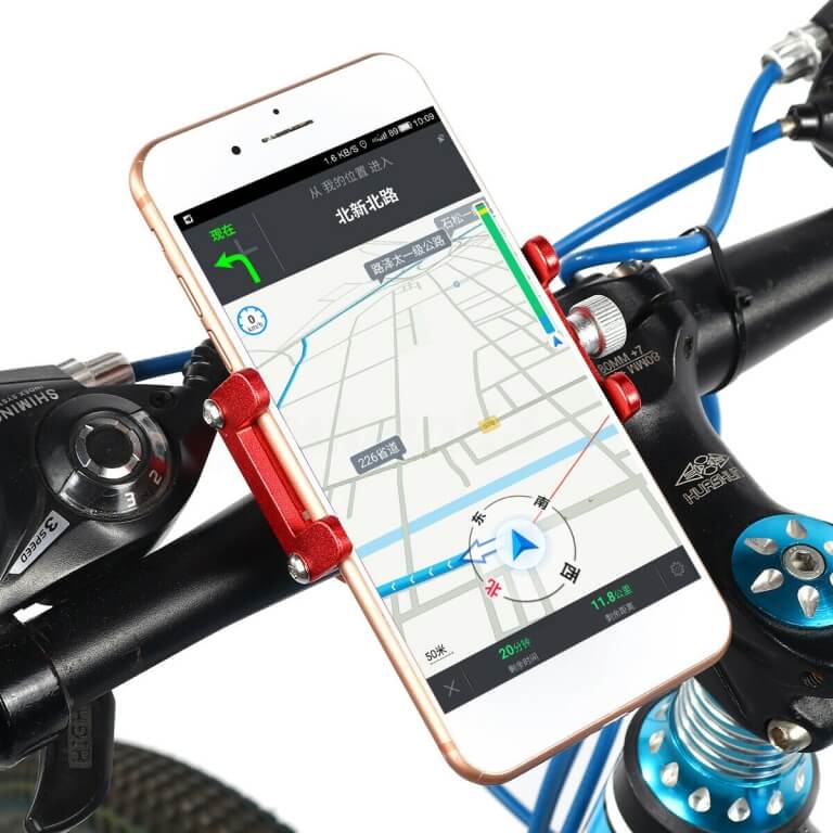 Dviračio felefono laikiklis , juoda