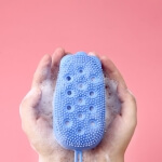 Silikoninė kūno kempinė, 1 vnt. BPA