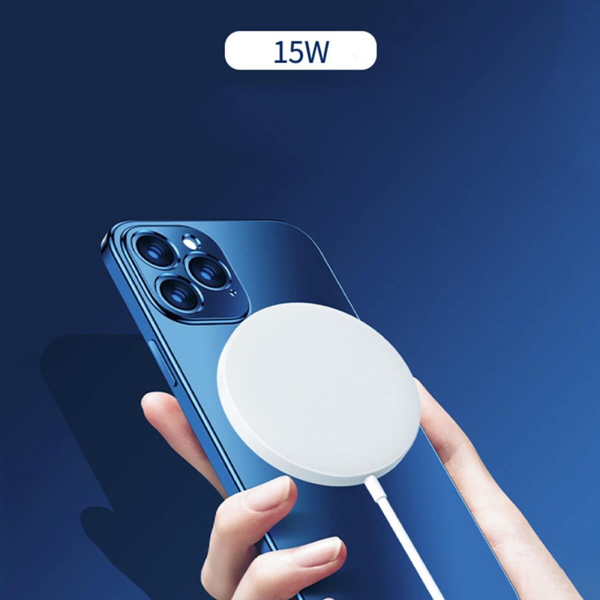 Magnetinis belaidis Qi telefono įkroviklis 5V 1,5A