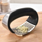 Česnako presas, nerūdijantis plienas