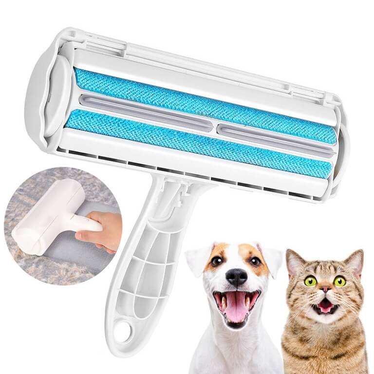 Šepetys naminių gyvūnėlių plaukams, 19cm