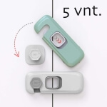 Spintelių Ir stalčių apsauga Xline, 5 vnt.