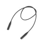 Silikoninė akinių virvutė, Juoda 56cm