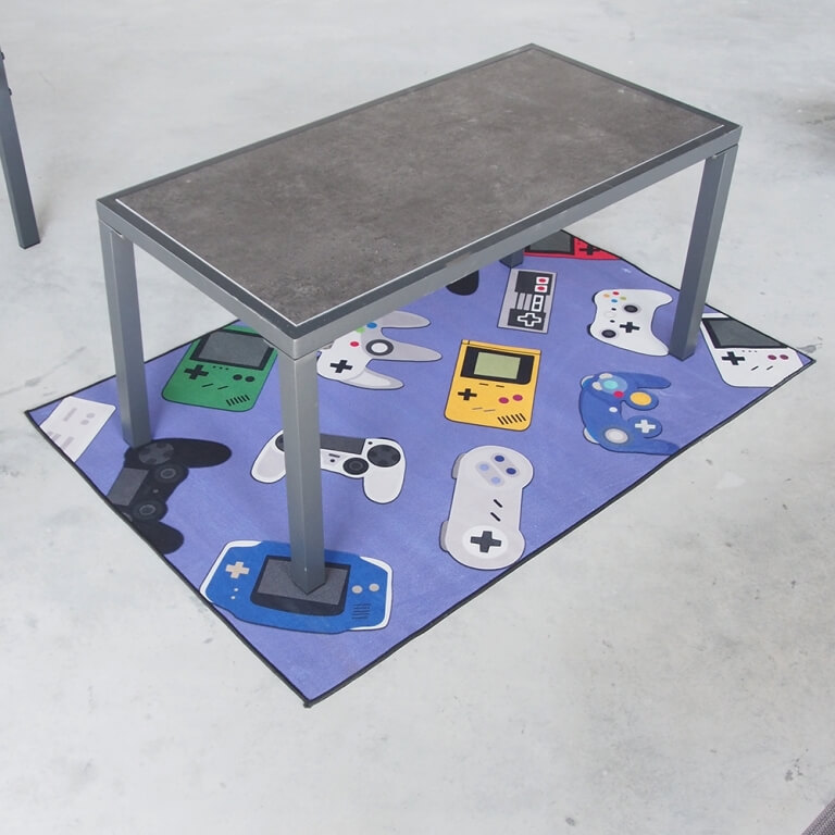 Vaikiškas kilimas 120x80cm, Gamer violetinis