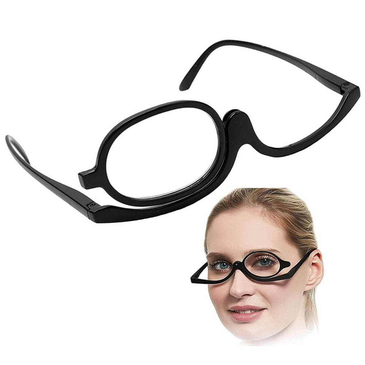 Padidinimo stiklas akiniai, x4