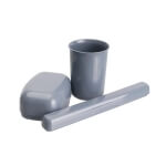 Turistinis higienos indelių rinkinys, plastikas